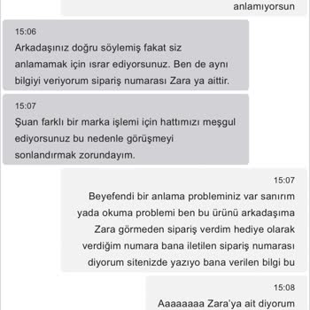 Zara Home Müşteri Hizmetleri Şoku