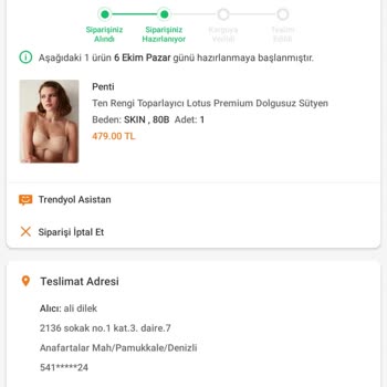 Trendyol'dan Alınan Ürün Teslim Edilmiyor Ve Sorun Çözülmüyor