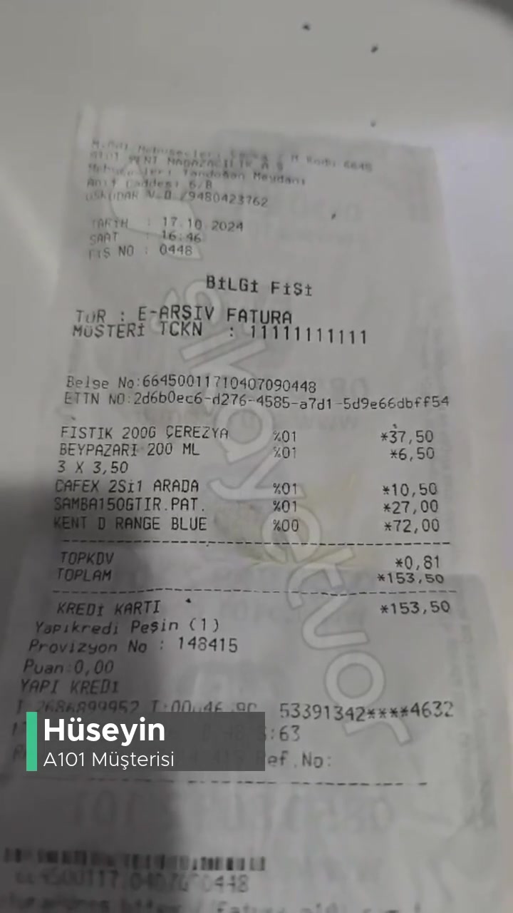 A101 Pakette Görünen Ürünün İçeriği İle Alakası Yok! videonun kapak resmi