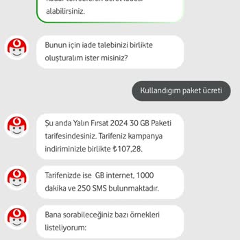 Vodafone Fatura Ve Çekim Sorunları
