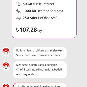Vodafone Fatura Ve Çekim Sorunları