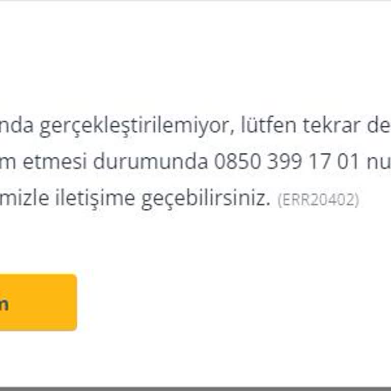 Kampanya Kodu Hatası Nedeniyle Mağduriyet