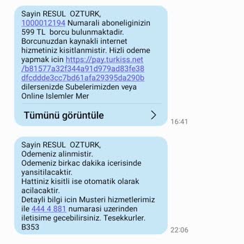 Kullanmadığım İnternet İçin Haksız Ücretlendirme