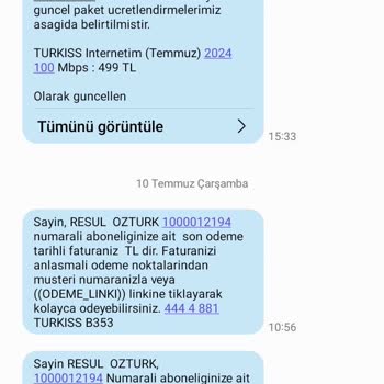 Kullanmadığım İnternet İçin Haksız Ücretlendirme