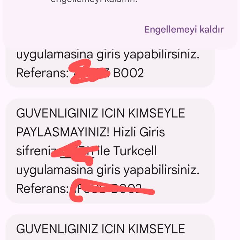 Yanlış Hızlı Giriş Mesajları: Açıklama Bekliyorum