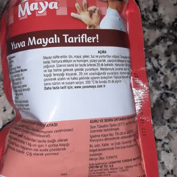 Yuva Maya Paket Şişmiş Ürün