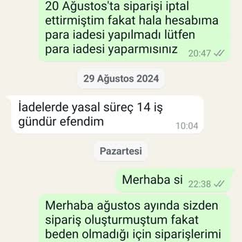 Para İadesi Beklerken Mağdur Oldum