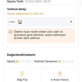 Eksik Teslimat Ve Yanlış Ücretlendirme Sorunu