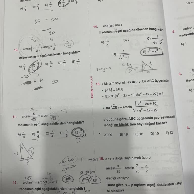 Yanlış Cevap Anahtarı Sorunu