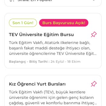 Burs Başvurusu İçin Belge Yükleme Sorunu