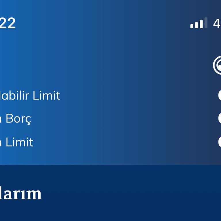 Erken Kapatılan Kredi Kartı Borcuna Rağmen Limit Sıfır