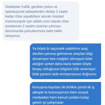Obilet'te Bilet İptali Ve İletişim Sorunları