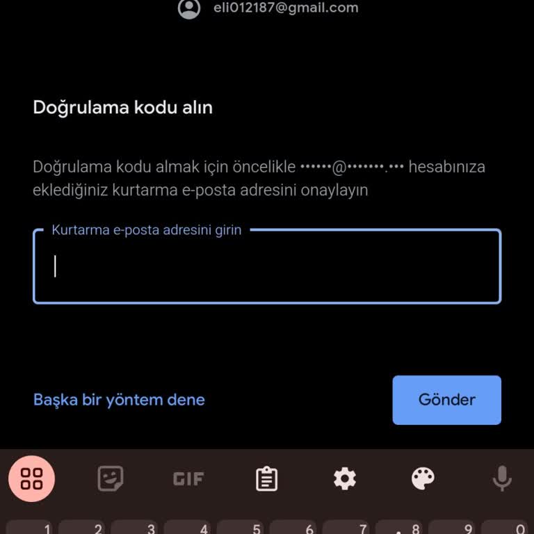 Gmail Hesabına Erişim Sorunu Ve Kurtarma Maili Eksikliği