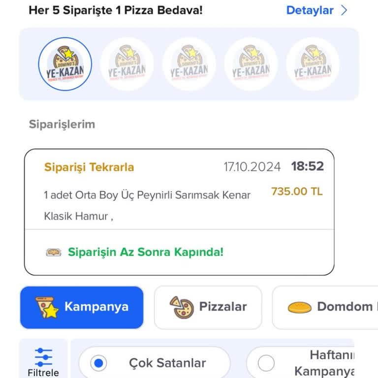 Bergama Domino's Şubesinde Geç Teslimat Ve İlgisiz Hizmet