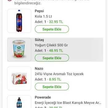 Trendyol GO Üzerinden Sipariş İptali Ve Bilgilendirme Eksikliği