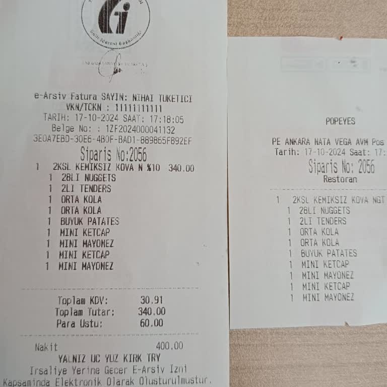 Aynı Şehirde Farklı Fiyat: Popeyes Fiyat Tutarsızlığı