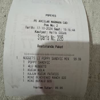 Reklamla Alakasız Tavuksuz Sandviç Şoku