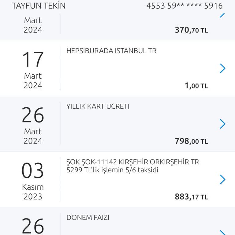 Yıllık Üyelik Ücretinin İptali Talebi