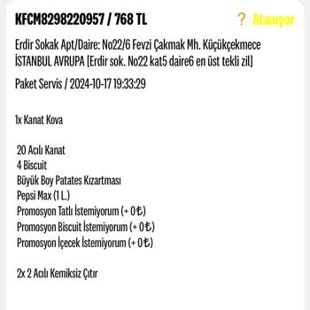 Sipariş İptal Sorunu Ve İade Talebi