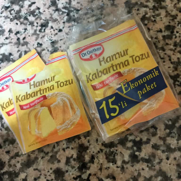 Dr. Oetker Kabartma Tozu İle Acı Sürpriz