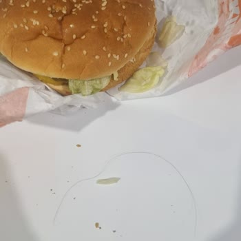 Burger King Siparişimde Saç Çıktı