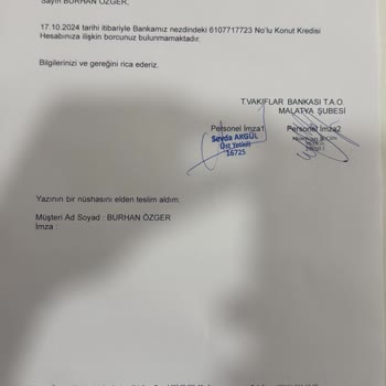 VakıfBank'tan Haksız Ücret Talebi