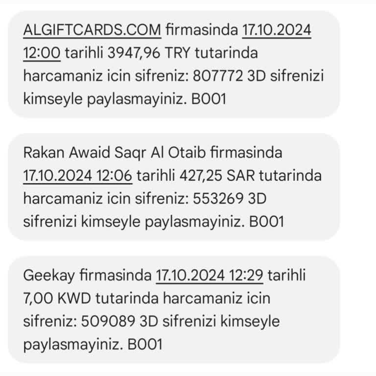 Letgo'da Şüpheli Kart Çekimi