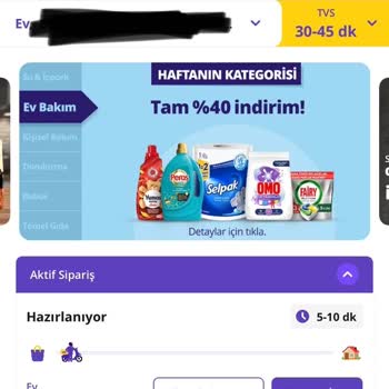 Getir Uygulamasında Tahmini Varış Süresi Sorunu