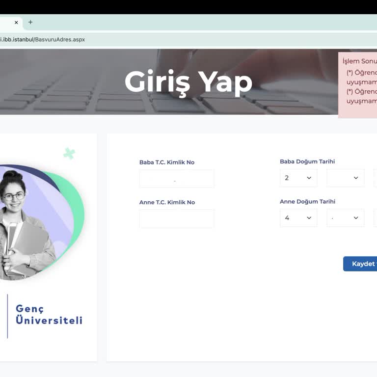 İBB Burs Başvurusunda Bilgi Uyuşmazlığı Sorunu