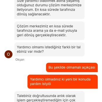 Yanlış Sipariş Ve Çözüm Bulunamaması