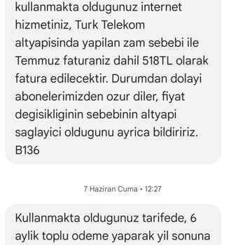 Yaninet Hizmet Kesintileri Ve Fatura Sorunları