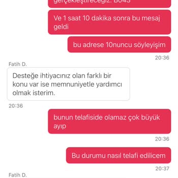 Yemeksepeti'nde Geciken Sipariş Ve İletişim Sorunu
