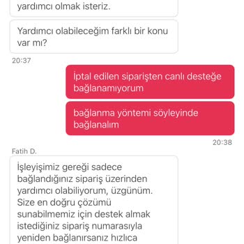 Yemeksepeti'nde Geciken Sipariş Ve İletişim Sorunu