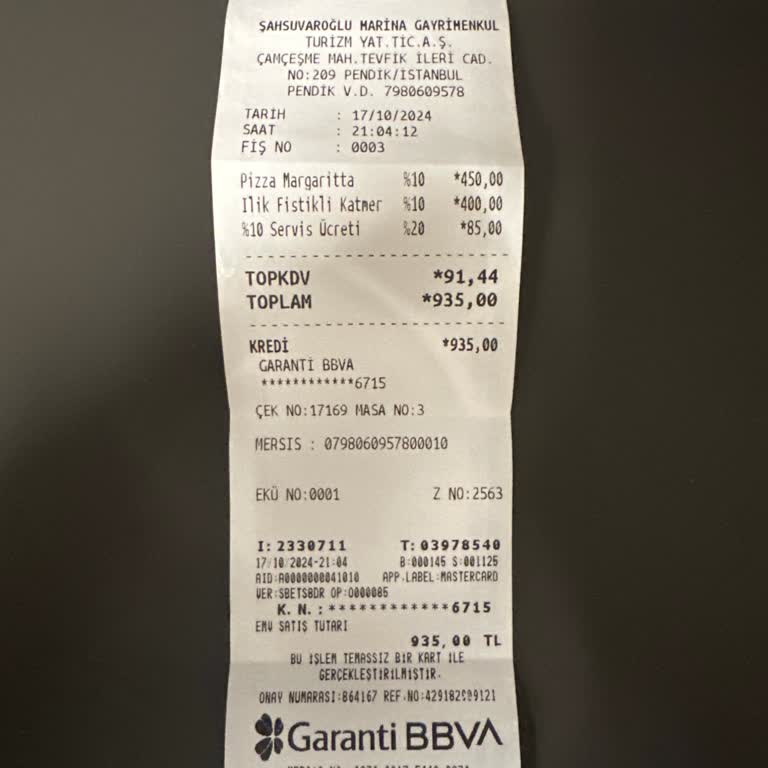 Olumsuz Restoran Deneyimi Ve Ekstra Ücretler