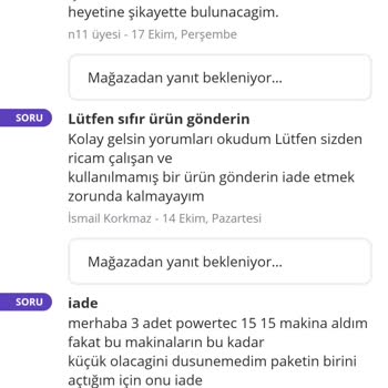 Yanıltıcı Ürün Boyutu Ve İade Sorunu