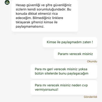 Oyundan Atılma Ve Kayıp Para Sorunu