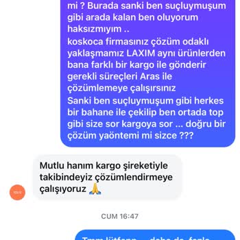 Aras Kargoda Kaybolan Ürünler İçin Çözüm Bekliyorum