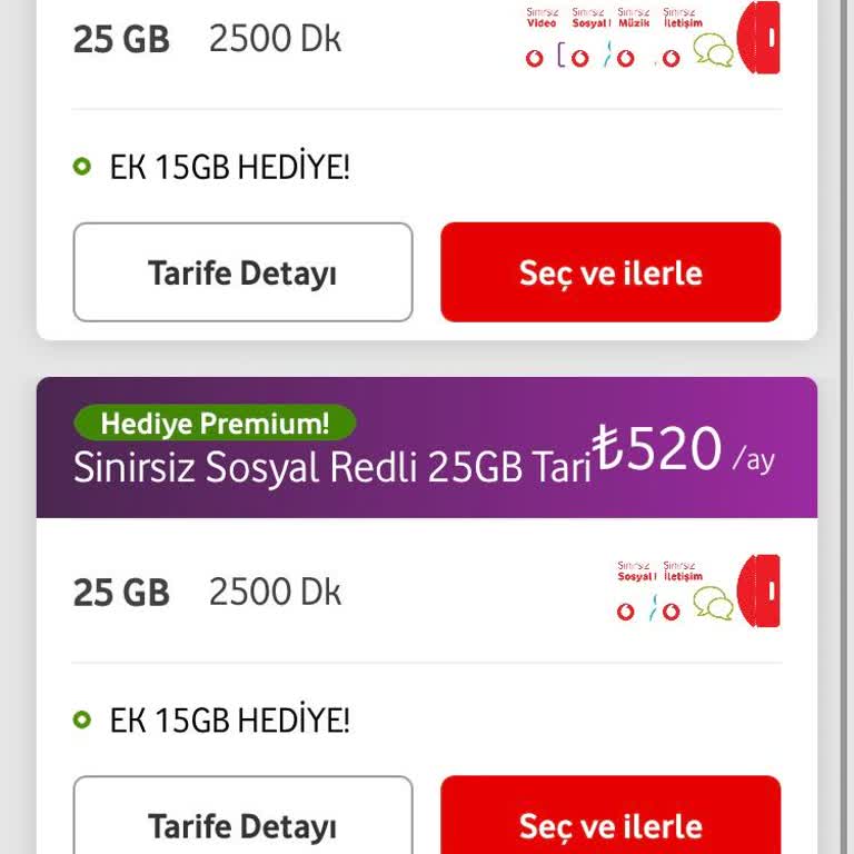 Yüksek Fiyatlı Tarifeler İçin Uygun Yenileme Talebi