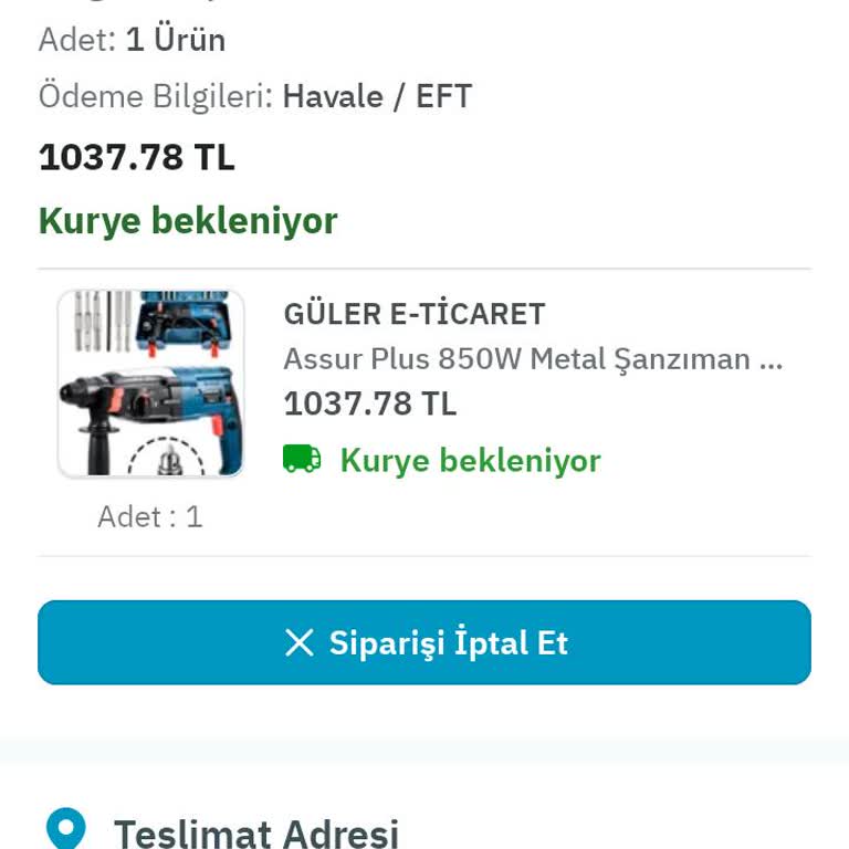 Sipariş Gecikmesi Ve Yetersiz Müşteri Hizmetleri