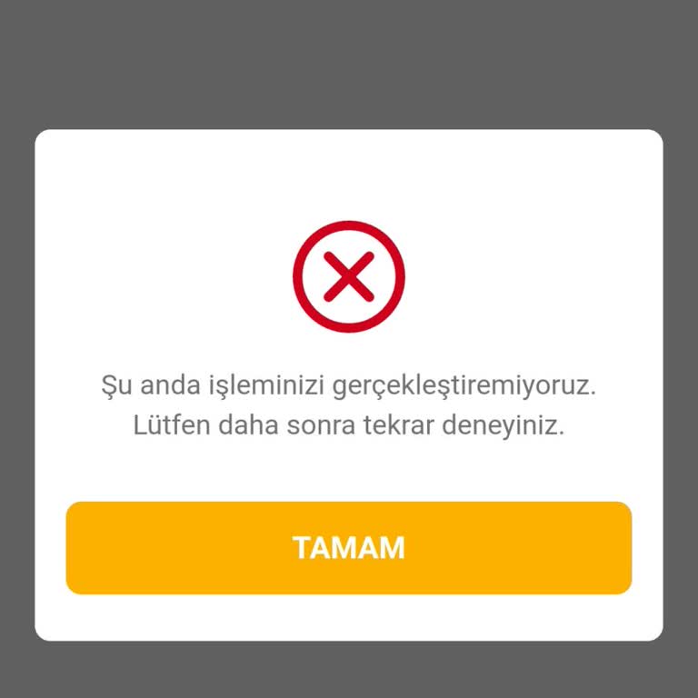 Mobil Bankacılıkta Sürekli Hata: İhtiyaç Kredisi Başvurusu Yapılamıyor