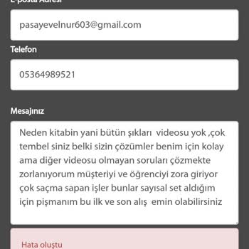 Eis Yayınları İle İletişim Engeli Ve Hayal Kırıklığı