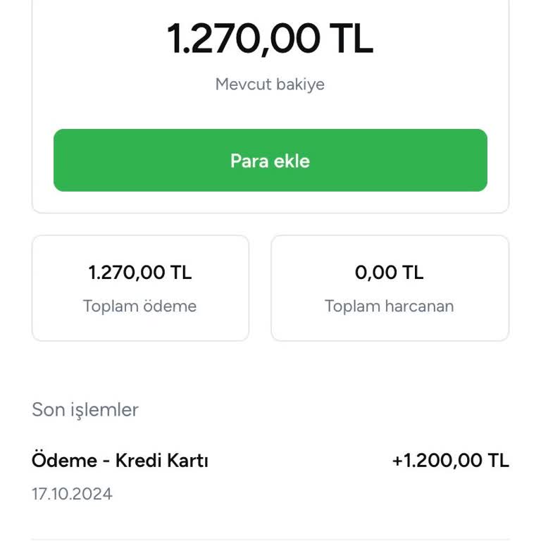 Yanlışlıkla Yüklenen Para İadesi Sorunu