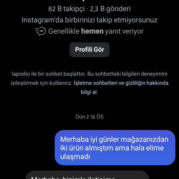 Kampanya Ürünü Teslim Edilmedi Ve İletişim Sorunları