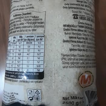 Yanıltıcı Ürün Bilgisi: Migros Baldo Pirinç Siparişimde Sorun