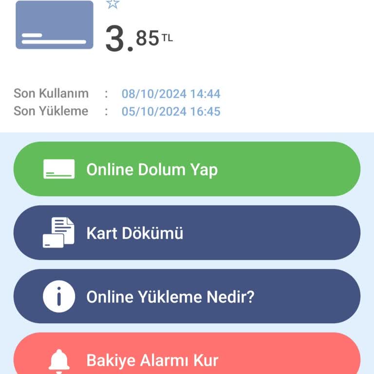 Kocaeli Kent Kartıma Yükleme Sorunu