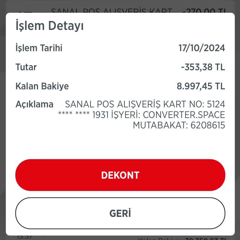 Hesabımdan Bilgim Dışında Para Çekildi