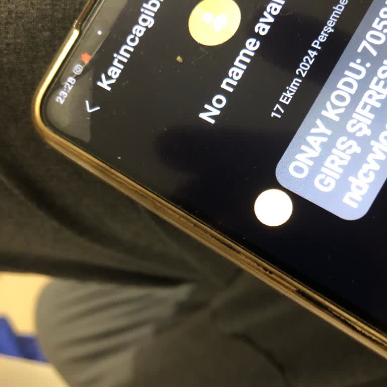 Bilinmeyen Kaynaktan Gelen Onay Kodu Ve Şifre Sorunu