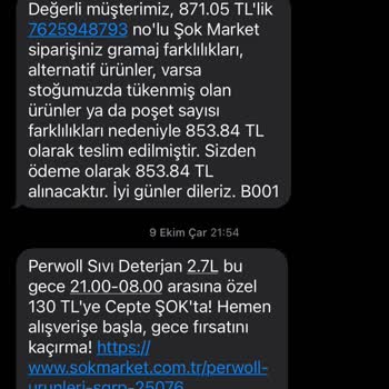Eksik Ürünler Ve İade Sorunu: Mağduriyetim Giderilmiyor