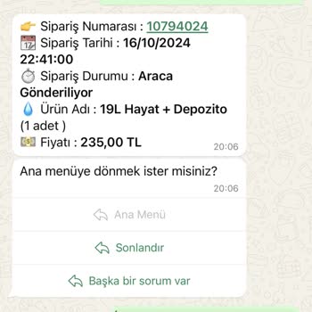 Danone Hayat İçecek Teslimatında Yaşanan Gecikme