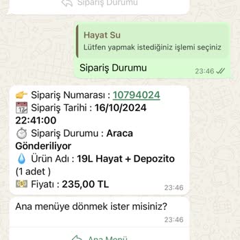 Danone Hayat İçecek Teslimatında Yaşanan Gecikme